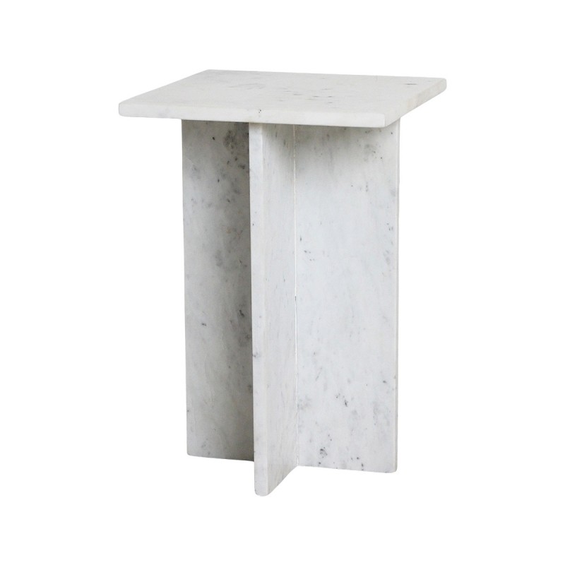 SIDE TABLE SHA WHITE MARBLE 50 - CAFE, SIDE TABLES